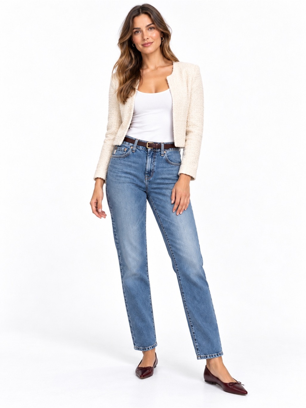 AG Adriano Goldschmied Ex-Boyfriend Slouchy Slim Blue Denim Jeans